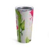 Watercolor Red Flowers Tumbler 20oz - Image 2